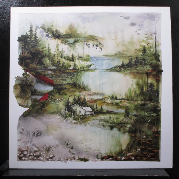 Bon Iver - Bon Iver, Bon Iver LP Mint- JAG135 Vinyl Record w/Book & Mp3 - Shuga Records