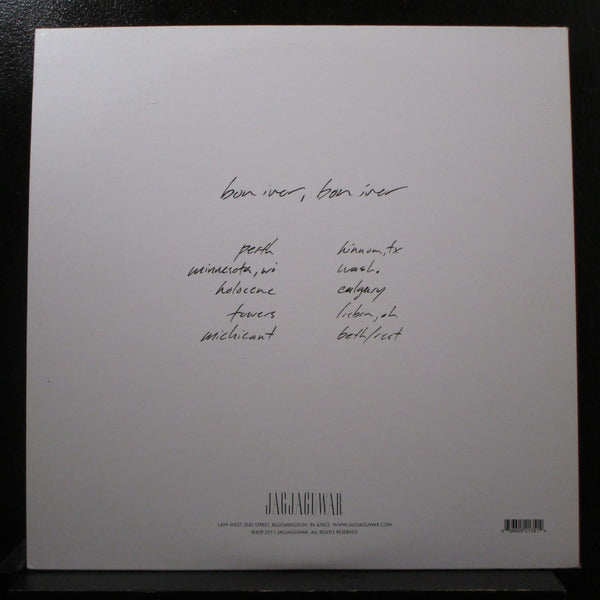 Bon Iver - Bon Iver, Bon Iver LP Mint- JAG135 Vinyl Record w/Book & Mp3 - Shuga Records