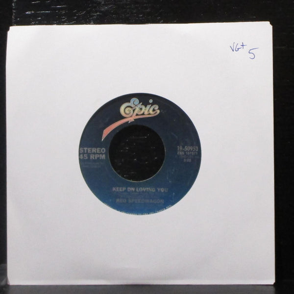 REO Speedwagon - Keep On Loving You / Follow My Heart 7" VG+ Vinyl 45 Epic 1980 - Shuga Records