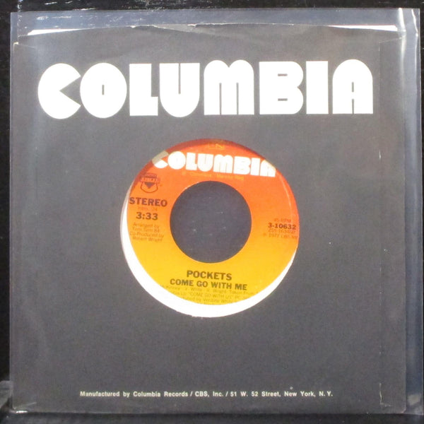 Pockets - Come Go With Me / Wizzard Wuzzit 7" VG+ Vinyl 45 Columbia 3-10632 - Shuga Records