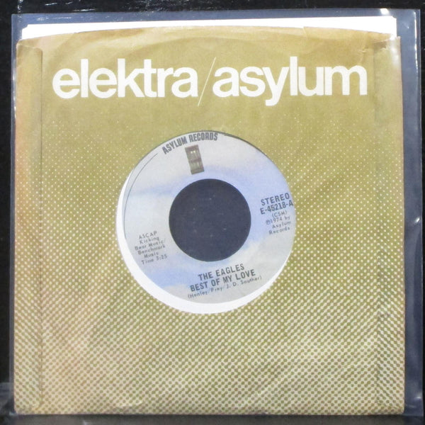 The Eagles - Best Of My Love / Ol' '55 7" VG+ Vinyl 45 Asylum E-45218 USA 1975 - Shuga Records