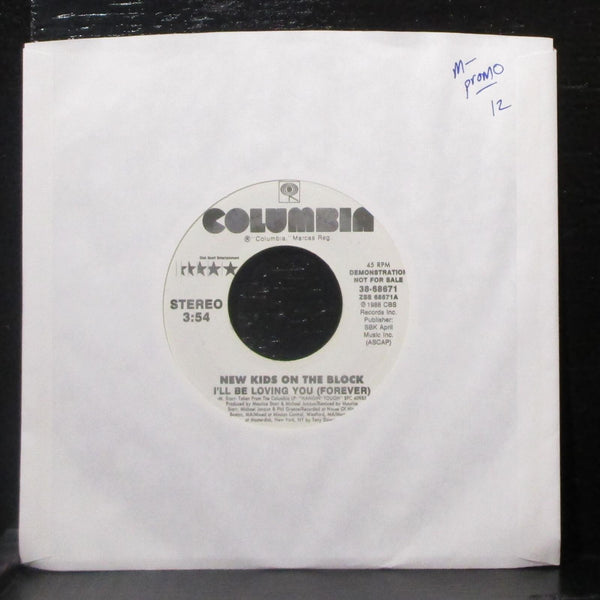 New Kids On The Block - I'll Be Loving You (Forever) 7" Mint- Promo Vinyl 45 - Shuga Records