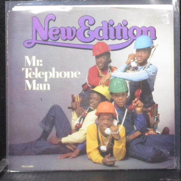 New Edition - Mr. Telephone Man 7" Mint- Promo Vinyl 45 MCA-52484 USA 1984 - Shuga Records