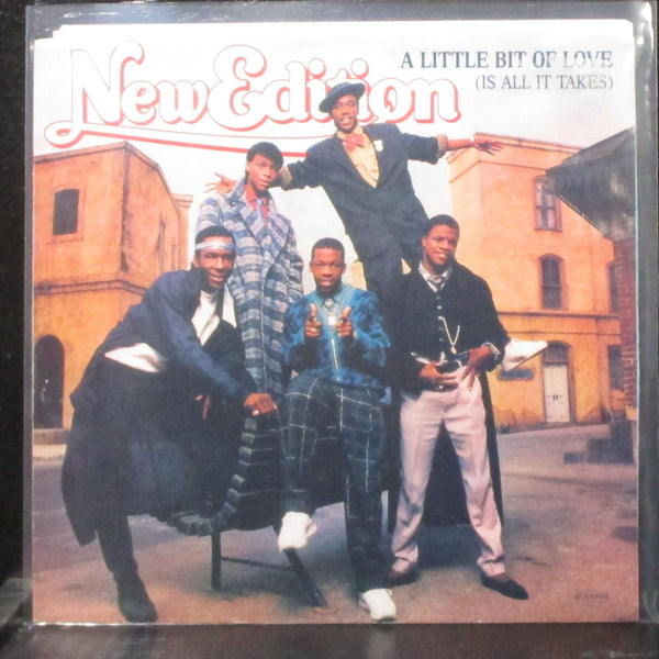 New Edition - A Little Bit Of Love (Is All It Takes) 7" Mint- Promo 45 MCA-52768 - Shuga Records