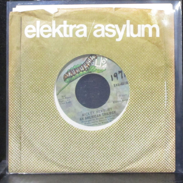 Mickey Newbury - An American Triology 7" VG Vinyl 45 Elektra EKS-46750 USA 1971 - Shuga Records