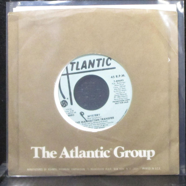 The Manhattan Transfer - Mystery 7" Mint- Promo Vinyl 45 Atlantic 7-89695 USA - Shuga Records