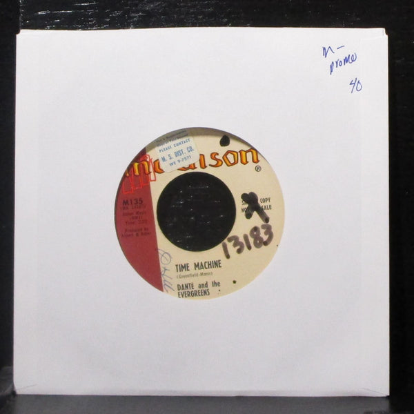 Dant & The Evergreens - Time Machine / Dream Land 7" Mint- Promo Vinyl 45 M135 - Shuga Records