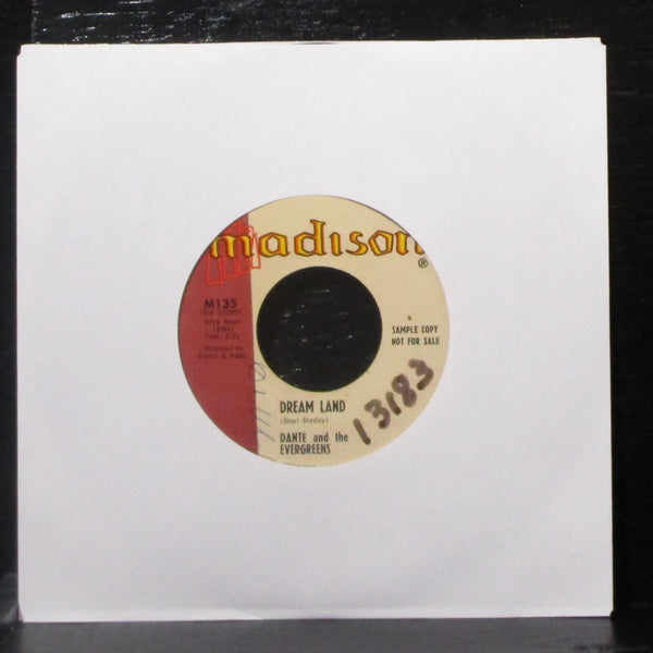 Dant & The Evergreens - Time Machine / Dream Land 7" Mint- Promo Vinyl 45 M135 - Shuga Records