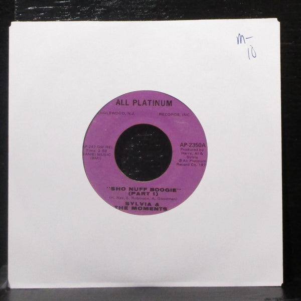 Sylvia & The Moments - Sho Nuff Boogie 7" Mint- Vinyl 45 AP-2350 USA 1974 - Shuga Records
