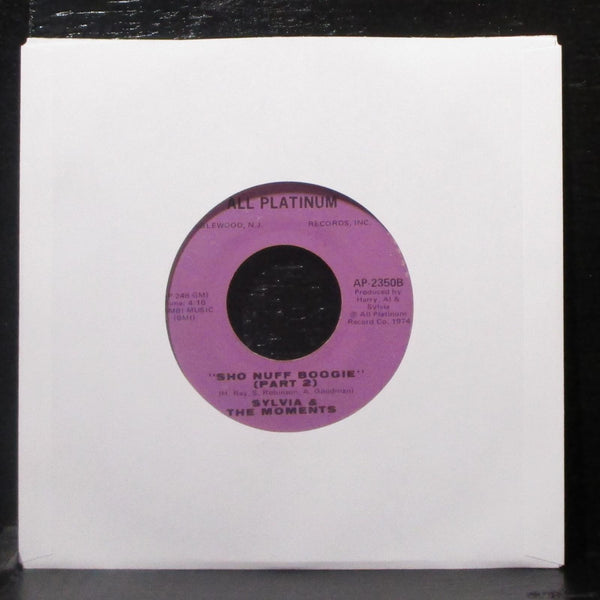 Sylvia & The Moments - Sho Nuff Boogie 7" Mint- Vinyl 45 AP-2350 USA 1974 - Shuga Records