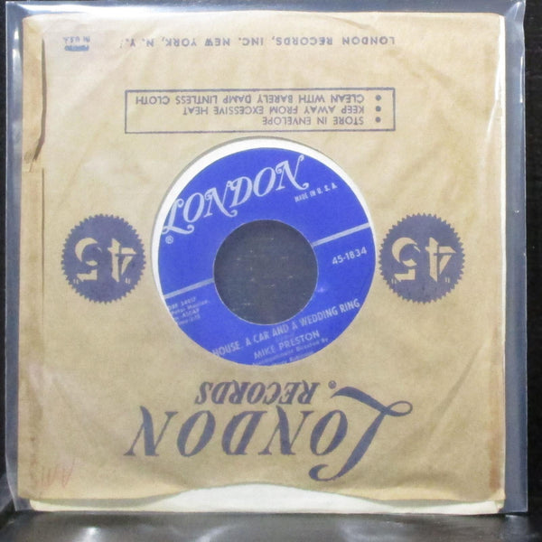 Mike Preston - My Lucky Love 7" VG Vinyl 45-1834 London USA 1958 - Shuga Records