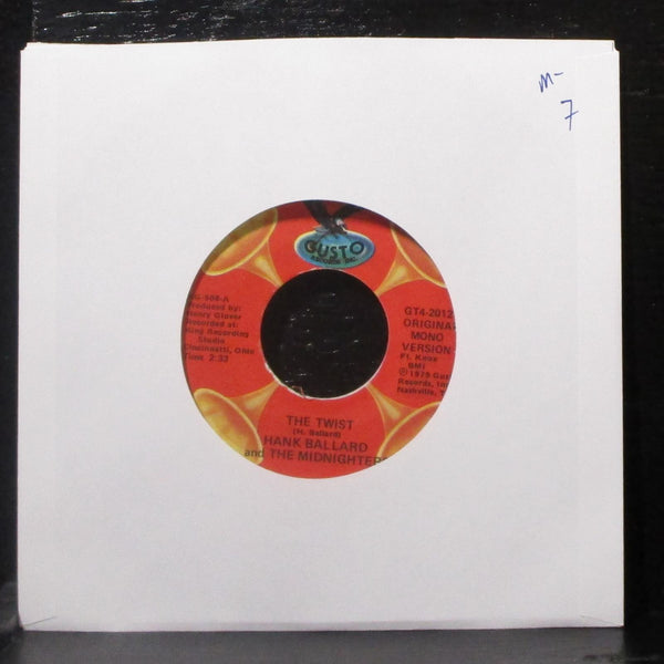 Hank Ballard & Midnighters - The Twist / Teardrops On Your Letter 7" Vinyl 45 - Shuga Records