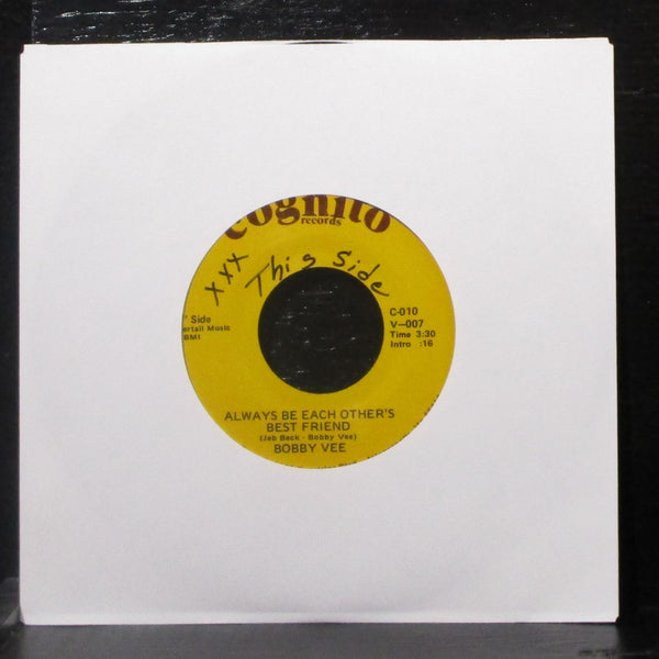 Bobby Vee - Tremble On / Always Be Each Other's Best Friend 7" Mint- rare 45 - Shuga Records