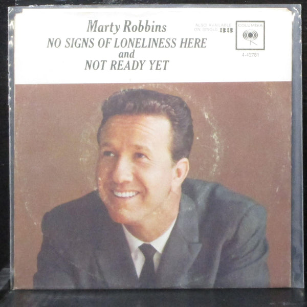 Marty Robbins - No Signs Of Lonliness Here / I'm Not Ready Yet 7" VG+ Vinyl 45 - Shuga Records