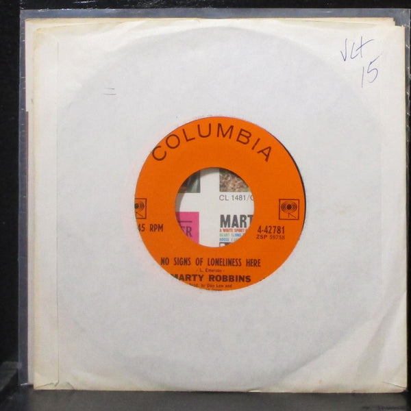 Marty Robbins - No Signs Of Lonliness Here / I'm Not Ready Yet 7" VG+ Vinyl 45 - Shuga Records