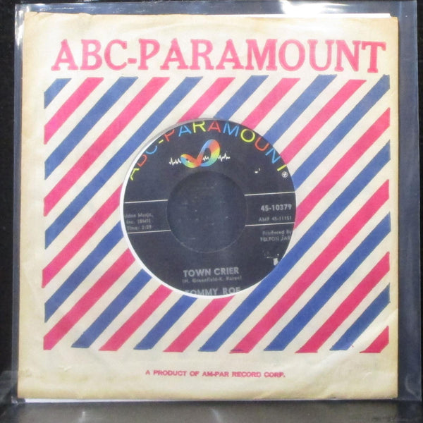Tommy Roe - Town Crier / Rainbow 7" VG+ Vinyl 45 ABC-Paramount 45-10379 - Shuga Records