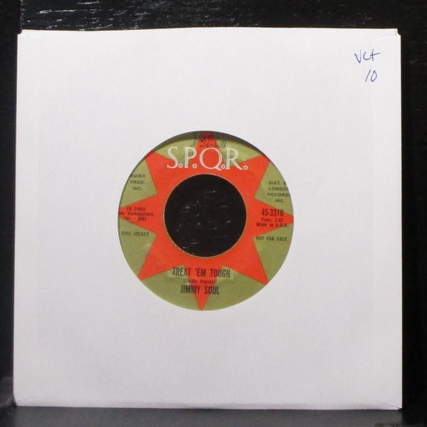 Jimmy Soul - Church Street In The Summertime / Treat 'Em Tough 7" VG+ 45 SPQR - Shuga Records