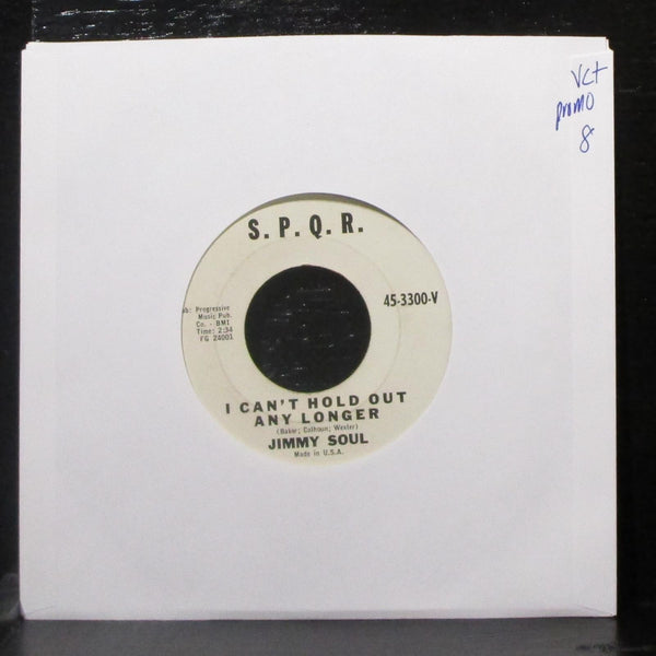 Jimmy Soul - Twistin' Matilda / I Can't Hold Out Any Longer 7" VG+ Promo 45 SPQR - Shuga Records