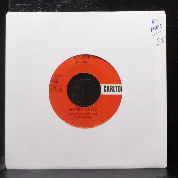 Garry Stites - Lonely For You / Shine That Ring 7" Mint- Promo 45 Carlton 508 - Shuga Records