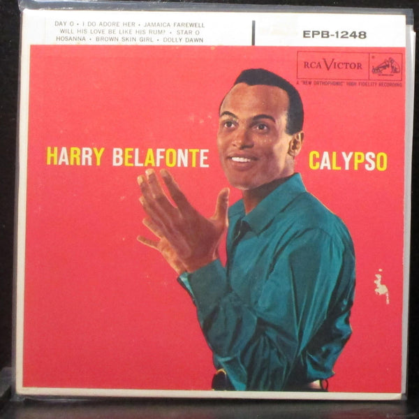 Harry Belafonte - Calypso EP 7" VG+ Vinyl 45 RCA Victor EPB-1248 USA 1956 - Shuga Records