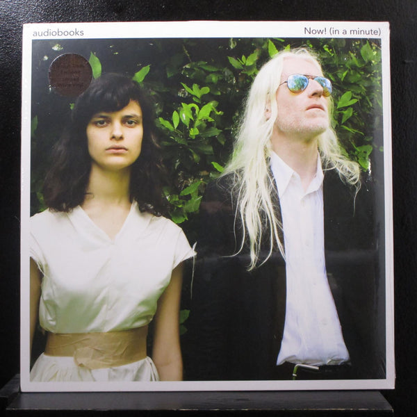 audiobooks - Now (In A Minute) LP + CD New Sealed HVNLP161 White Vinyl Record - Shuga Records
