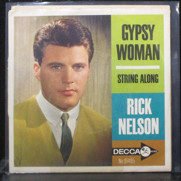Rick Nelson - String Along / Gypsy Woman 7" VG+ Promo Vinyl 45 Decca 31495 USA - Shuga Records