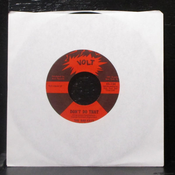 The Bar-Kays - Give Everybody Some / Don't Do That 7" Mint- Vinyl 45 Volt 45-154 - Shuga Records