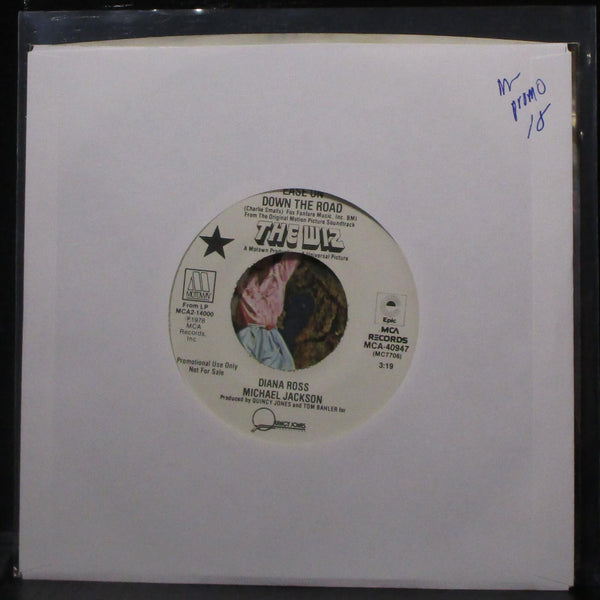 Diana Ross & Michael Jackson - Ease On Down The Road 7" Mint- Promo Vinyl 45 - Shuga Records