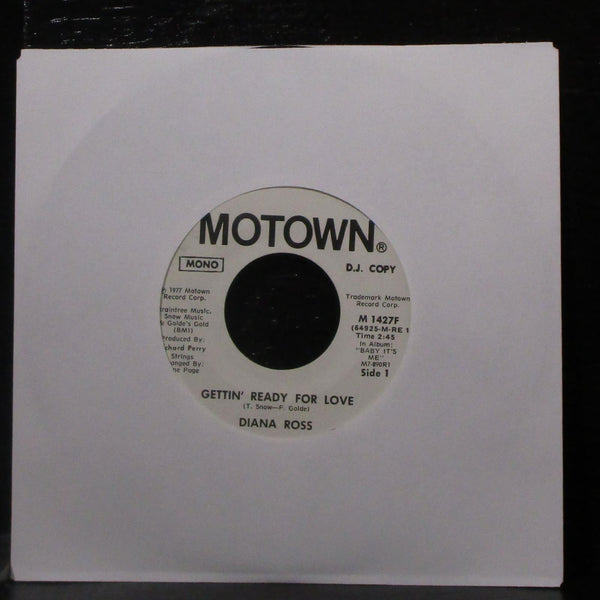 Diana Ross - Gettin' Ready For Love 7" Mint- Promo Vinyl 45 Motown M 1427F USA - Shuga Records