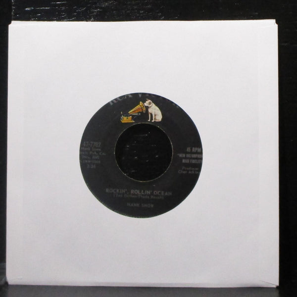 Hank Snow - Walkin' And Talkin' / Rockin' Rollin' Ocean 7" VG+ Vinyl 45 RCA 1960 - Shuga Records