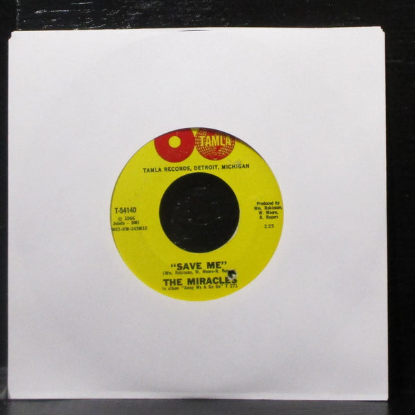 The Miracles - Come 'Round Here - I'm The One You Need 7" VG+ Vinyl 45 Tamla - Shuga Records