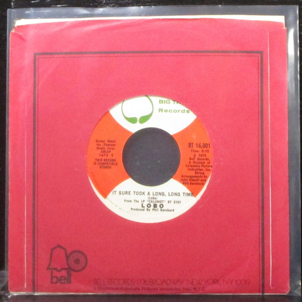 Lobo - It Sure Took A Long, Long Time / Running Deer 7" Mint- Vinyl 45 Big Tree - Shuga Records