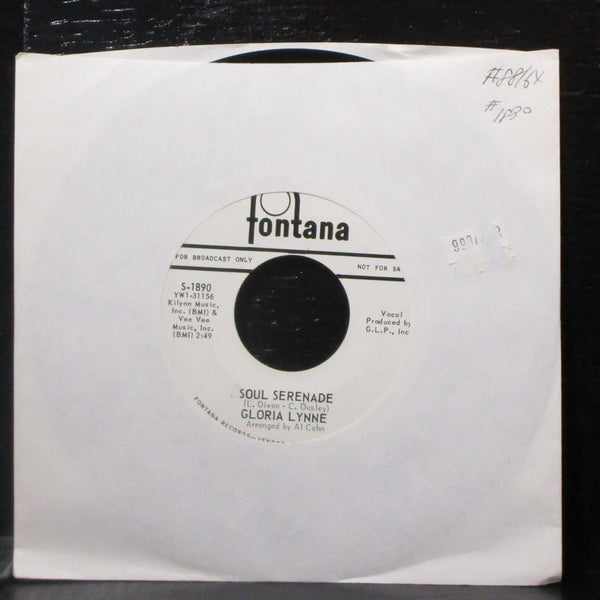 Gloria Lynne - Be Anything / Soul Serenade 7" Mint- Promo Vinyl 45 Fontana - Shuga Records