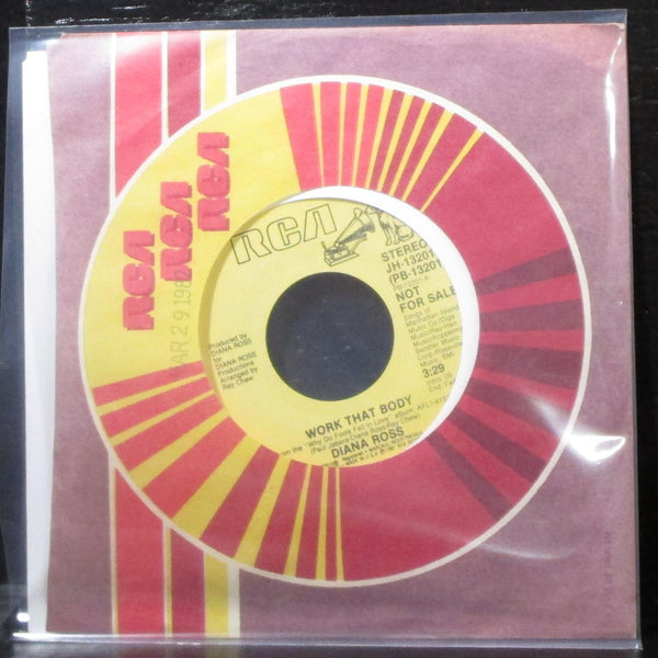 Diana Ross - Work That Body 7" Mint- Promo Vinyl 45 RCA JH-13201 USA 1981 - Shuga Records