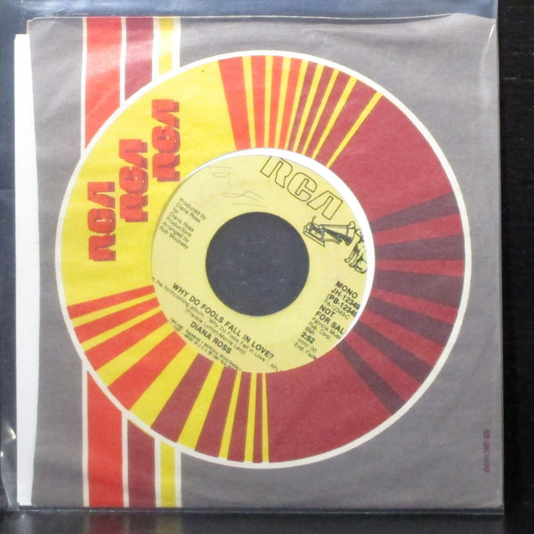 Diana Ross - Why Do Fools Fall In Love? 7" VG+ Promo Vinyl 45 RCA JH-12349 USA - Shuga Records