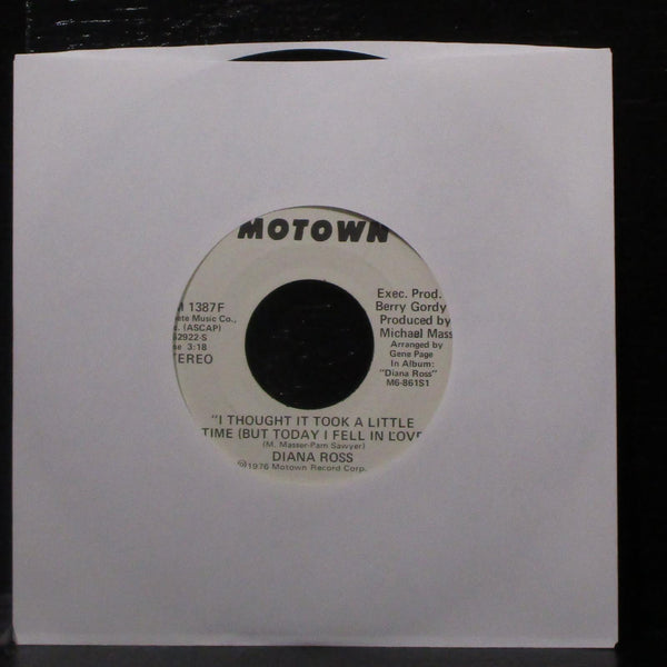 Diana Ross - I Thought It Took A Little Time 7" Mint- Promo Vinyl 45 Motown 1976 - Shuga Records