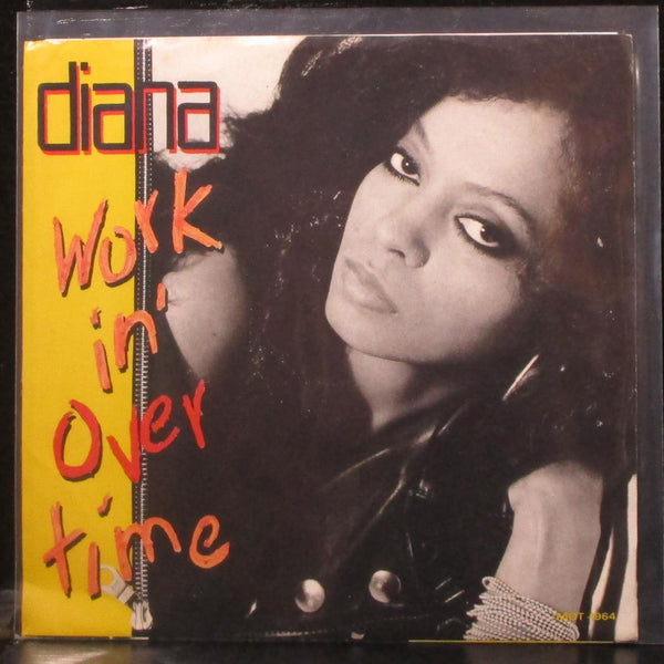 Diana Ross - Workin' Overtime 7" Mint- Vinyl 45 Motown MOT-1964 USA 1989 - Shuga Records