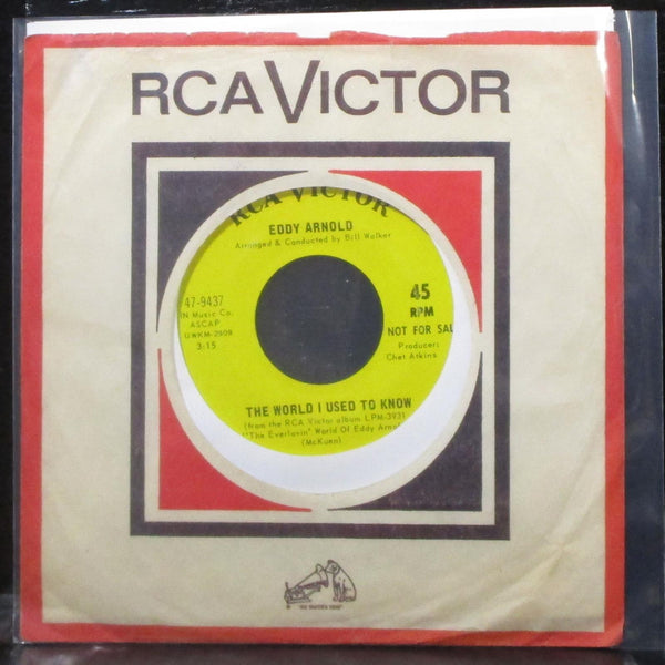 Eddy Arnold - Here Comes The Rain, Baby 7" VG+ Promo Vinyl 45 RCA 47-9437 USA - Shuga Records