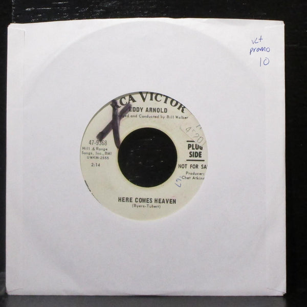 Eddy Arnold - Here Comes Heaven 7" VG+ Promo Vinyl 45 RCA 47-9368 USA 1967 - Shuga Records