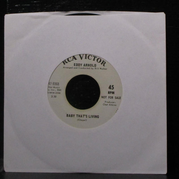 Eddy Arnold - Here Comes Heaven 7" VG+ Promo Vinyl 45 RCA 47-9368 USA 1967 - Shuga Records