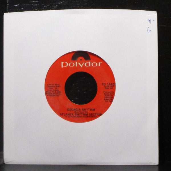 Atlanta Rhythm Section - Georgia Rhythm / Hitch-Hiker's Hero 7" Mint- Vinyl 45 - Shuga Records
