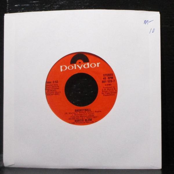 Kurtis Blow / Ralph MacDonald - Basketball / The Game 7" Mint- Vinyl 45 Polydor - Shuga Records