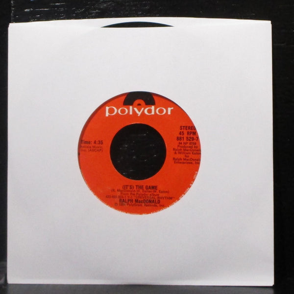 Kurtis Blow / Ralph MacDonald - Basketball / The Game 7" Mint- Vinyl 45 Polydor - Shuga Records