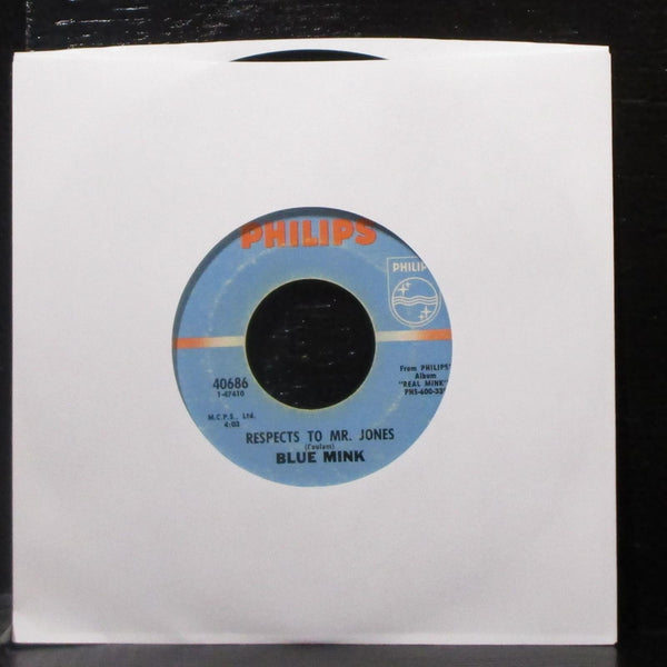 Blue Mink - Our World / Respects To Mr. Jones 7" VG+ Vinyl 45 Philips 40686 USA - Shuga Records