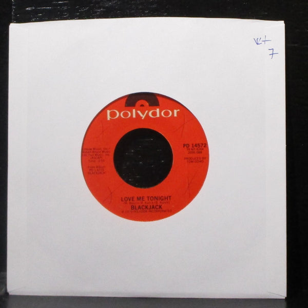 Blackjack - Love Me Tonight / Heart Of Mine 7" VG+ Vinyl 45 Polydor PD 14572 USA - Shuga Records