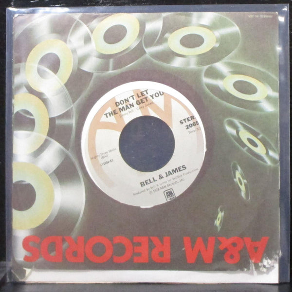 Bell & James - Livin' It Up / Don't Let The Man Get To You 7" Mint- Vinyl 45 A&M - Shuga Records