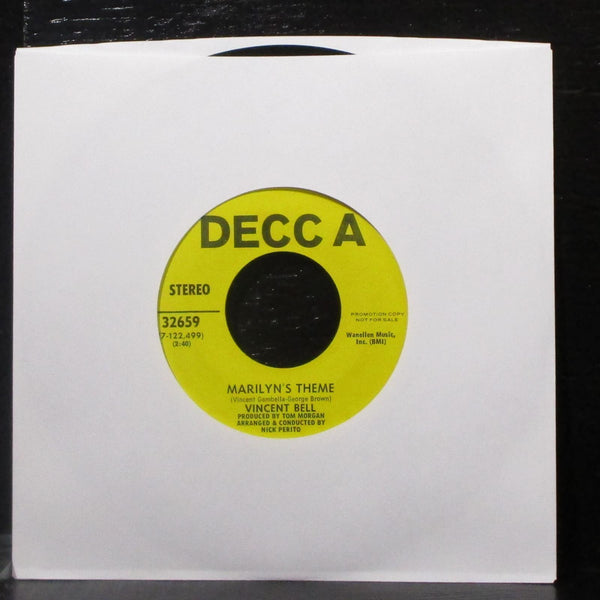 Vincent Ball - Airport Love Theme / Marilyn's Theme 7" VG+ Promo Vinyl 45 Decca - Shuga Records