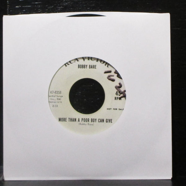 Bobby Bare - Have I Stayed Too Long 7" VG+ Promo Vinyl 45 RCA 47-8358 USA 1964 - Shuga Records