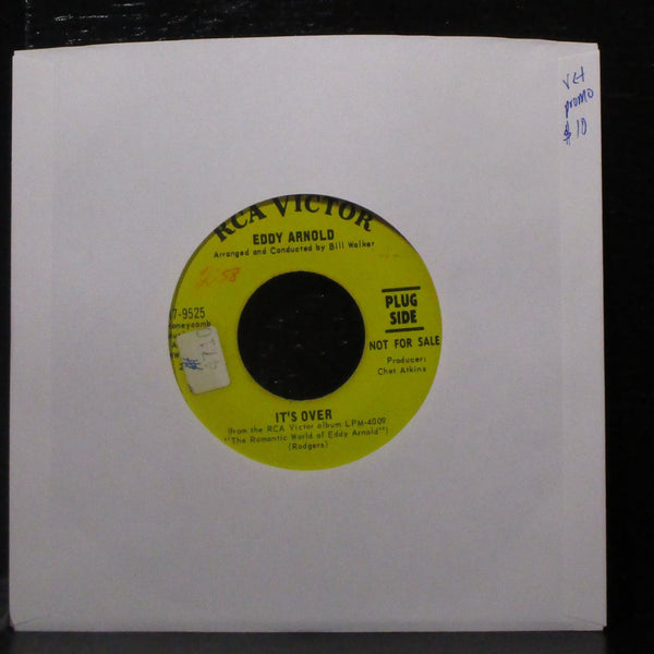 Eddy Arnold - It's Over / No Matter Whose Baby You Are 7" VG+ Promo Vinyl 45 - Shuga Records