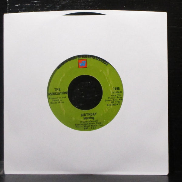 The Association - Time For Livin' / Birthday Morning 7" VG+ Vinyl 45 WB 7195 USA - Shuga Records